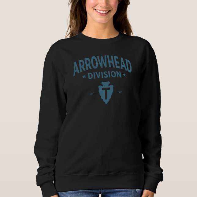 Sweatshirt Division Arrowhead - 36e Division d'infanterie Fem (Devant)