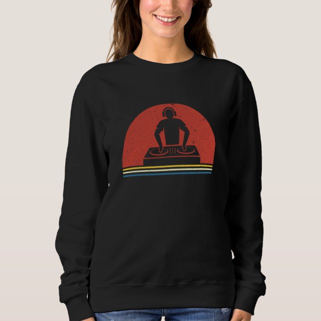Sweatshirt DJ Graphic For Cool DJs And Music  1 (Devant)