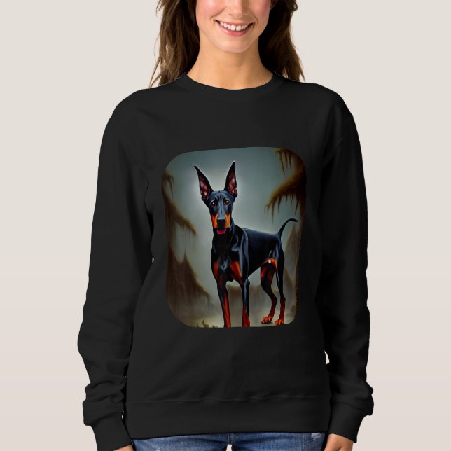 Sweatshirt Doberman Dog 2 (Devant)