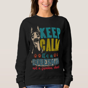 Sweatshirt Doberman Hommes Femmes Enfants Doberman Pinscher C