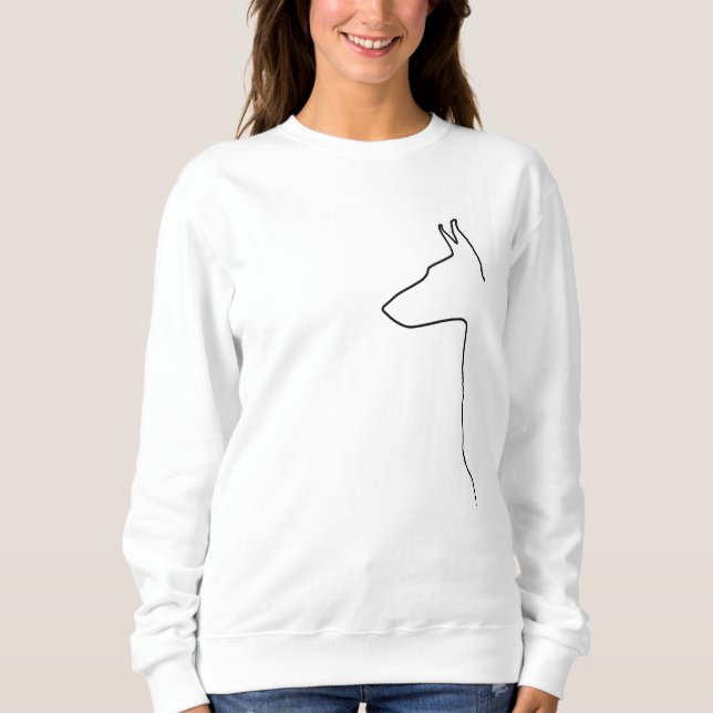 Sweatshirt Doberman Pinscher (Devant)