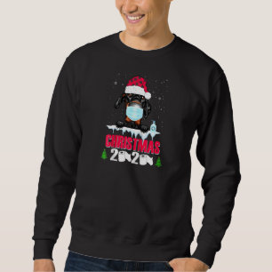 Sweatshirt Doberman Pinscher Masque Visage Chien Noël 2020 Fu