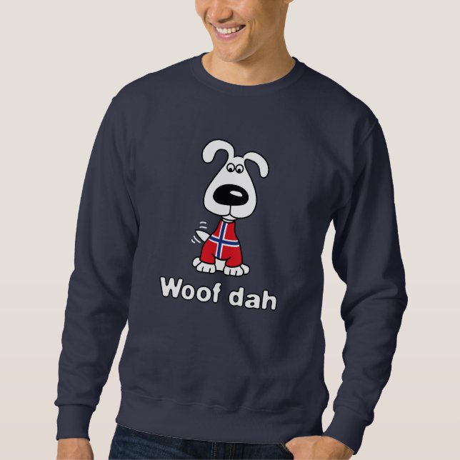 Sweatshirt d'obscurité de Woof Dah (Devant)