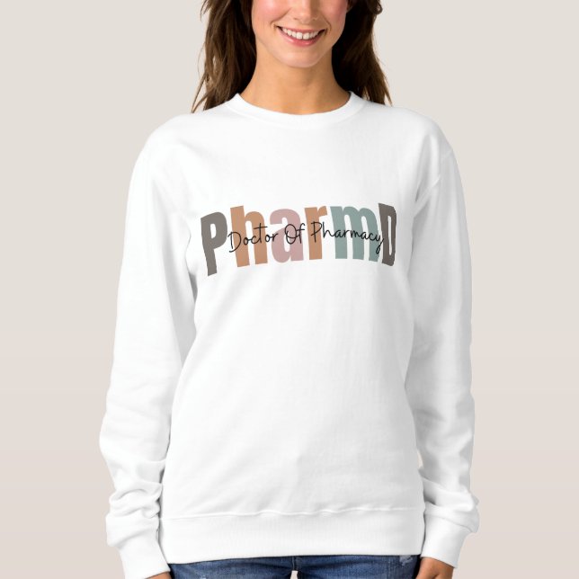 Sweatshirt Docteur En Pharmacie (Devant)