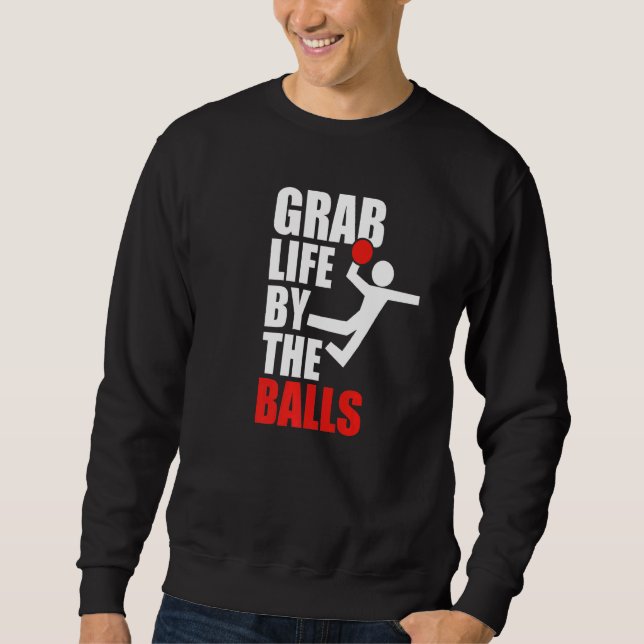 Sweatshirt Dodgeball Humor Graphic (Devant)