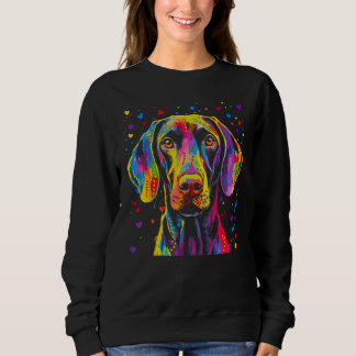 Sweatshirt Dog German Shorthaired Pointer Love Heart