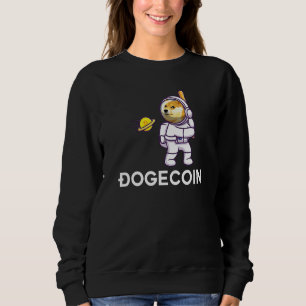 Sweatshirt Dogecoin - Doge To Moon Crypto Doge Meme