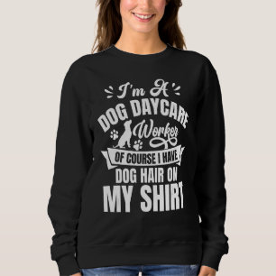 Sweatshirt Doggie Garderie Jouer Matériel Fournitures Chien G