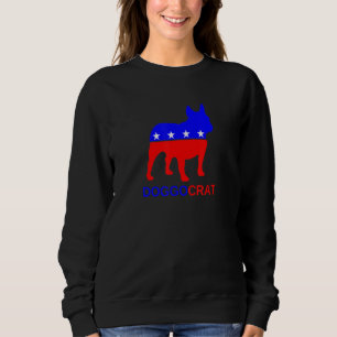 Sweatshirt Doggocrat - Démocrate Français Bulldog