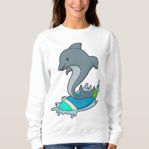 Sweatshirt Dolpin comme Surfer avec Surfer