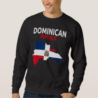 Sweatshirt Dominican Republic Flag Idea For Men & Dominican F