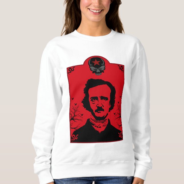 Sweatshirt Don d'art Edgar Allan Poe (Devant)
