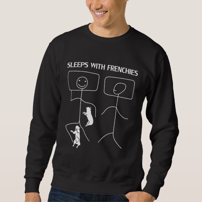 Sweatshirt Don de chien| Dormir avec des Français (Devant)