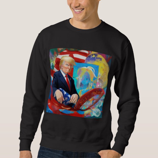 Sweatshirt Donald Trump pour le président 2024 (Devant)