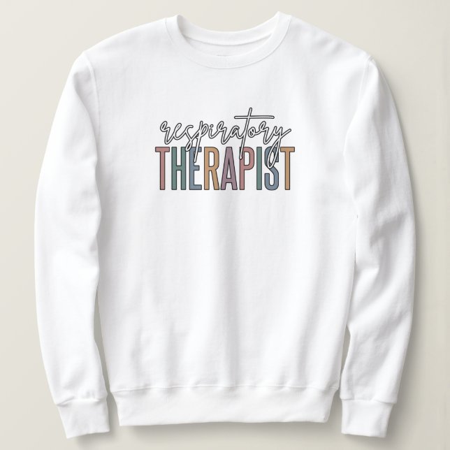 Sweatshirt Dons d'un thérapeute respiratoire (Design devant)