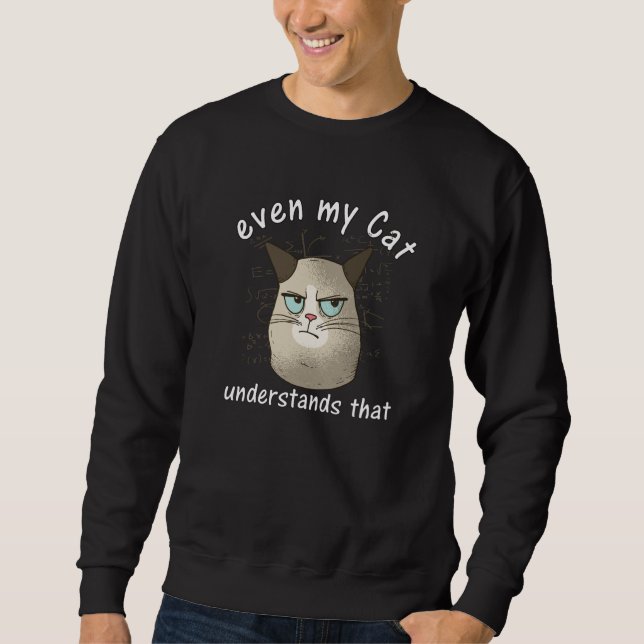 Sweatshirt Dons Funny Enseignant À L'Enseignant Des Maths (Devant)
