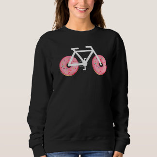 Sweatshirt Donut Bike Wheels Vélo Cycliste Alimentation Cycli