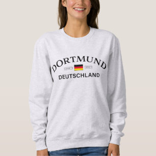 Sweatshirt Dortmund Allemagne Coordonnées Allemand