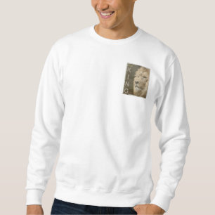 Sweatshirt Double Côté Pop Art Lion Head Moderne Élégant Mens