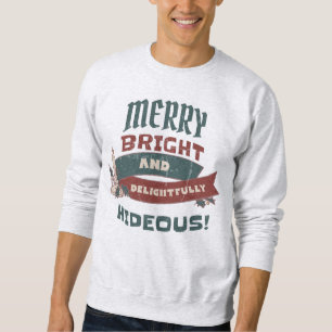 SWEATSHIRT DOUCE DE NOËL JAUNE BRILLANTE ET HAUTE