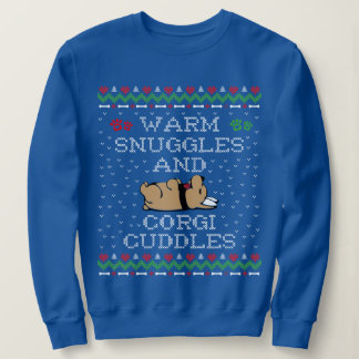 Sweatshirt Douilles Chaudes Et Corgi Bouddles Doux Laide