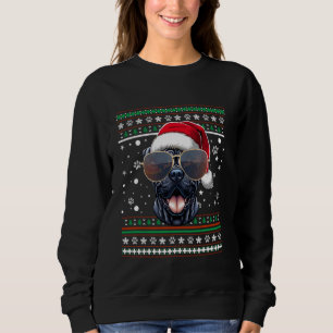 Sweatshirt Doux moche X mas Père Noël Cane Corso Chien Noël