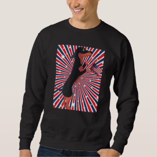 Sweatshirt Doxie Independence Day Cute Dachshund Wiener Dog