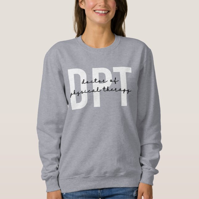 Sweatshirt DPT Docteur en physiothérapie (Devant)