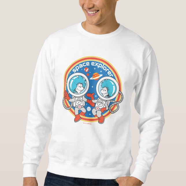 Sweatshirt Dr Seuss | Cadet Un Cadet Deux Espace Explorer (Devant)