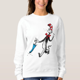 Sweatshirt Dr Seuss   Chat dans la marche des parapluies Casq