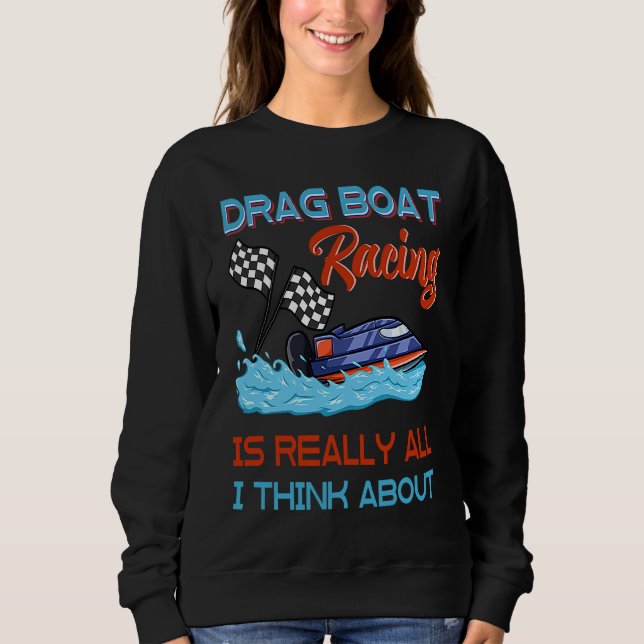 Sweatshirt Drag Boat Racing RC Model Boating Driver  3 (Devant)