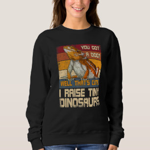 Sweatshirt Dragon à oreilles Retro I Lever de minuscules dino