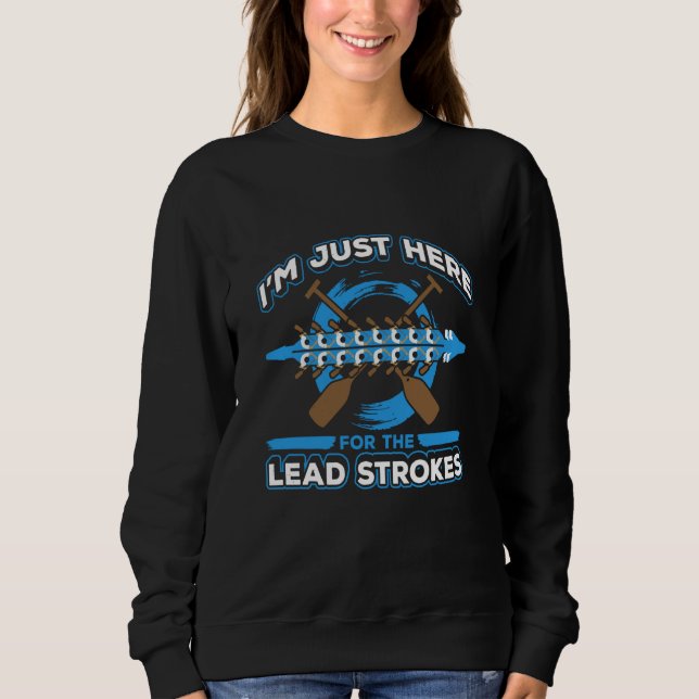 Sweatshirt Dragon Boat Racing For Dragon Boat Paddler Drummer (Devant)
