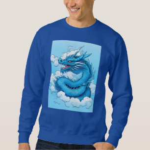 Sweatshirt Dragon chinois dans les nuages