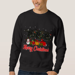 Sweatshirt Dragon Christmas Pajama Funny Noël Lumières Animau