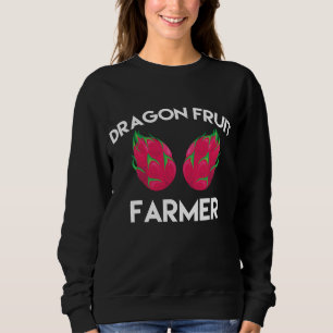 Sweatshirt Dragon Fruit Farmer Outfit Love Tropical Food