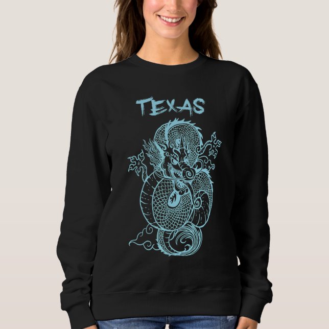 Sweatshirt Dragon japonais du Texas (Devant)