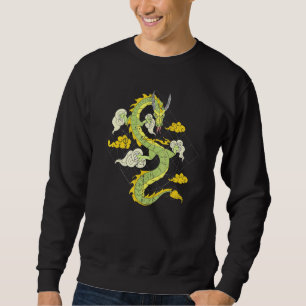 Sweatshirt Dragon volant Mythique Créature Imaginaire Animal