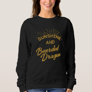 Sweatshirt Dragons à rayon de soleil Vintage rétro Lizard Rep