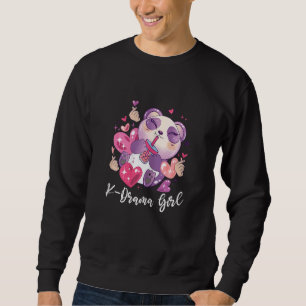 Sweatshirt Drame Coréen Féminin Kdrama Fille Doigt Cœur