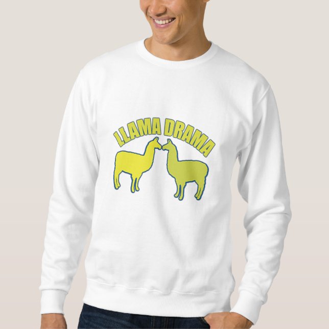 Sweatshirt Drame de lama (Devant)
