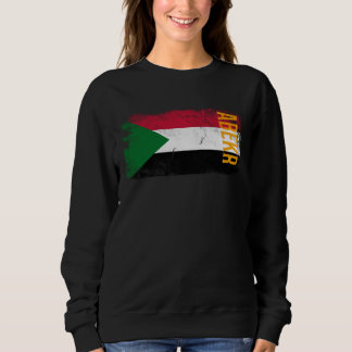 Sweatshirt Drapeau Abekr Soudan Pour Hommes Femmes Enfants So