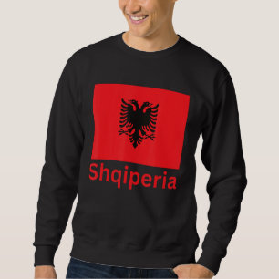 Sweatshirt Drapeau albanais double tête Aigle Albanie Shqiper