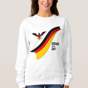 Sweatshirt Drapeau Allemand Patriotique, Jour De L'Unité Alle