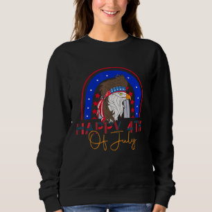 Sweatshirt Drapeau américain 4 juillet Eagle Mullet Usa Meric