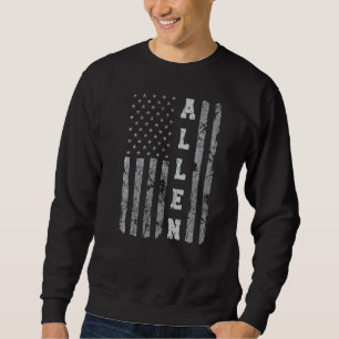 Sweatshirt Drapeau américain Allen Texas