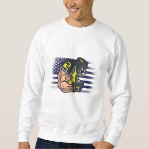 Sweatshirt Drapeau américain Fan Jersey Shirt USA