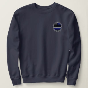 Sweatshirt Drapeau américain personnalisé mince ligne blanche