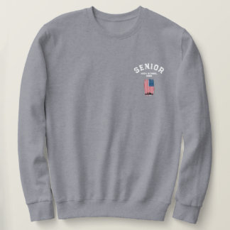Sweatshirt Drapeau américain Senior/Collège Skyline NYC