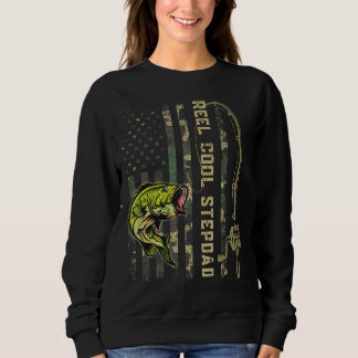 Sweatshirt Drapeau américain Stepdad Camouflage Cool Mens Ree